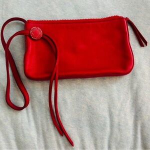 GAP Vibrant Red Wristlet Clutch